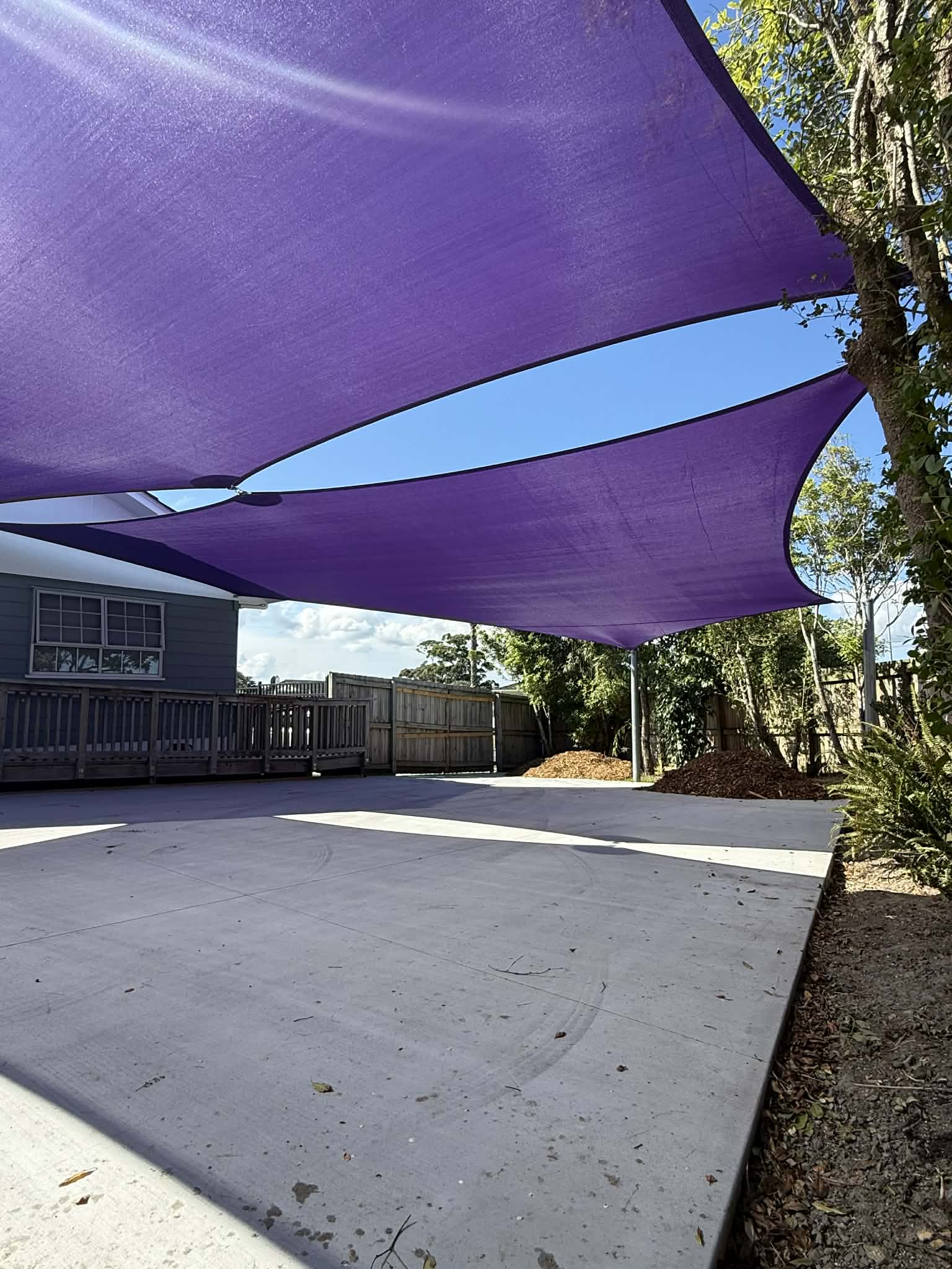 Monotec 370 Shade Sails in Jazzberry Purple