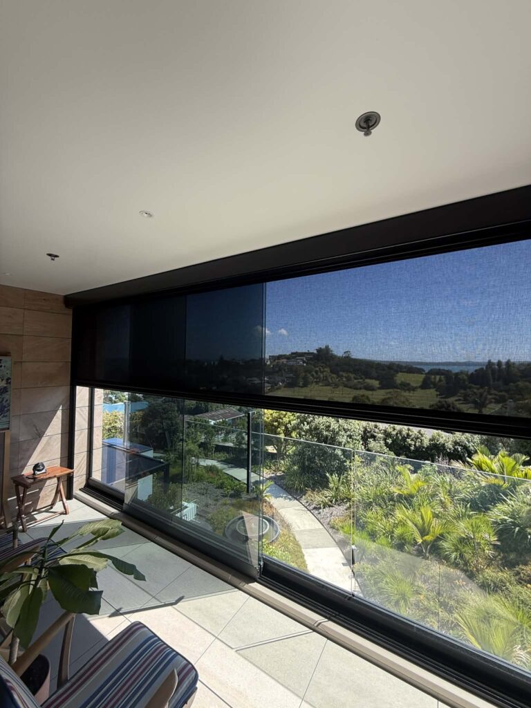 Motorised Ziptrak Screen in St Heliers