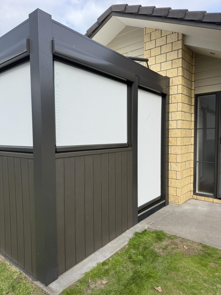 Mesh Ziptrak Blinds in Pukekohe
