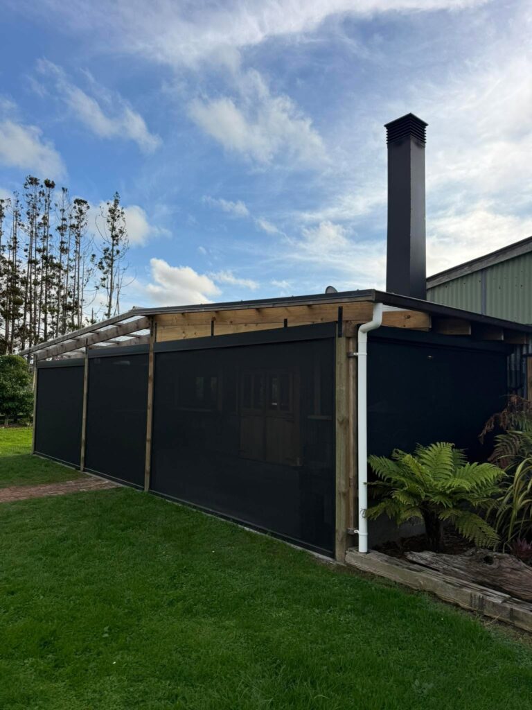 Mesh Ziptrak blinds with Dooya automation Mesh Ziptrak blinds with Dooya automation