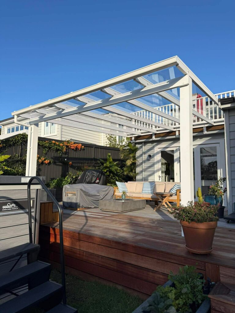 ClearVue pergola in Devonport ClearVue pergola in Devonport