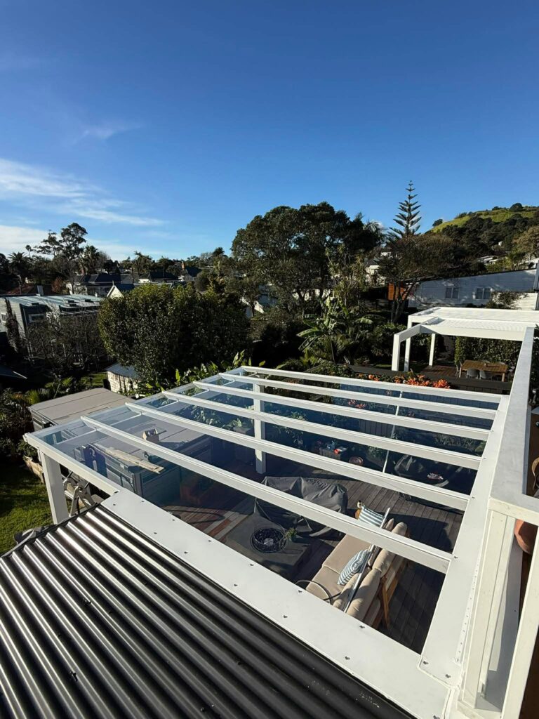 ClearVue pergola in Devonport ClearVue pergola in Devonport