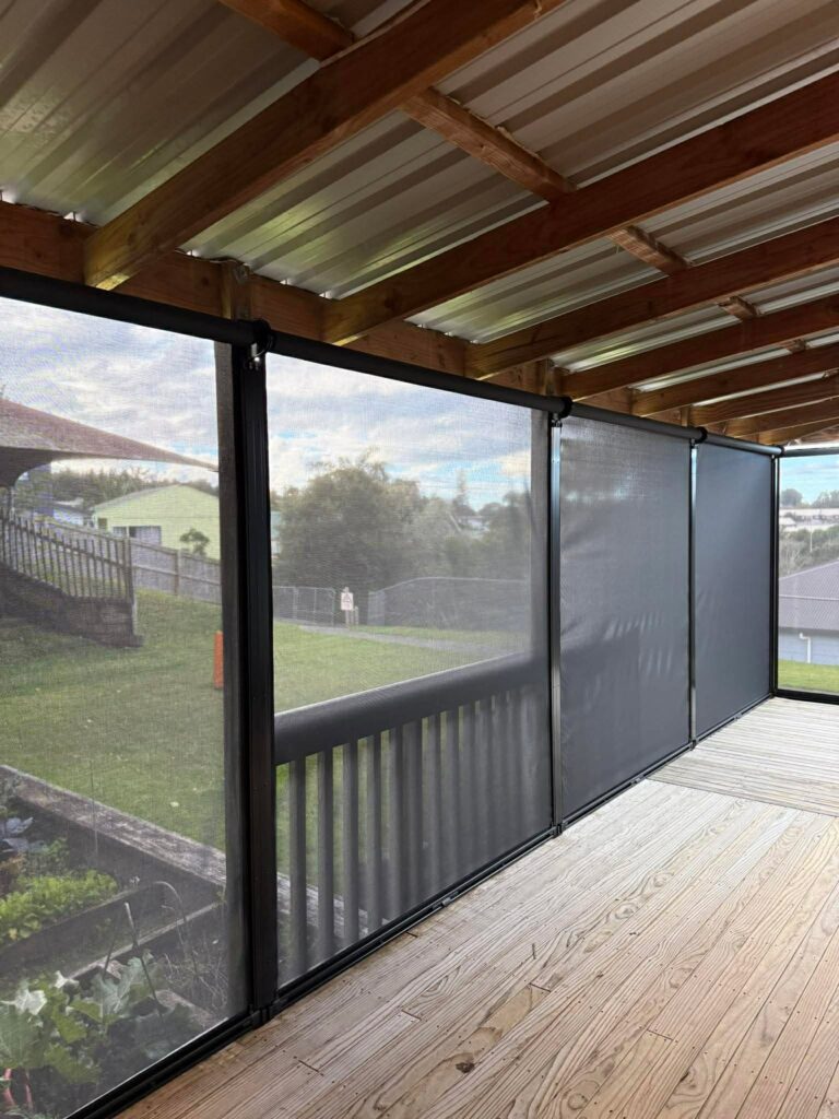 Mesh Ziptrak blinds for Te Puna Hauora Mesh Ziptrak blinds for Te Puna Hauora