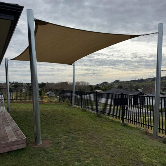 Custom made Shade Sail in Helensville