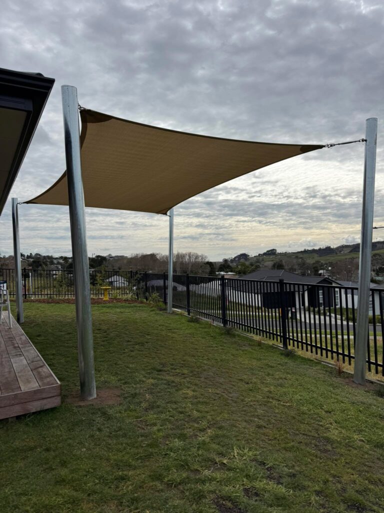 Custom made Shade Sail in Helensville