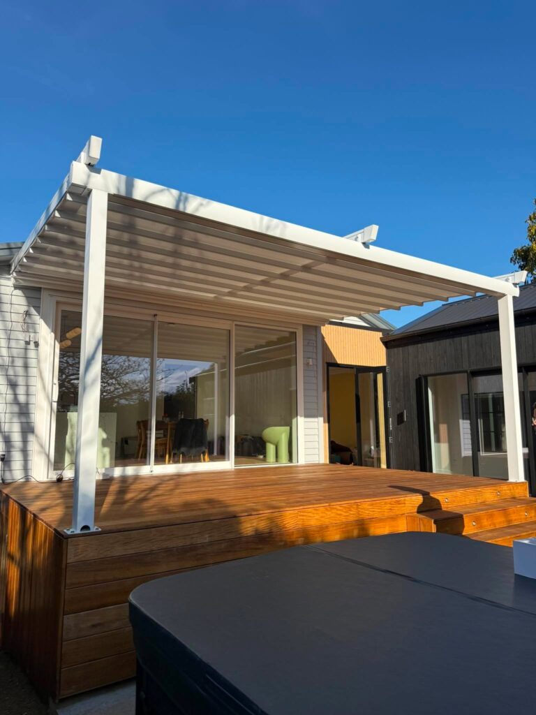 Omega Pergola Retractable Roof Mt Albert